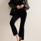 Free People - In My Feelings Velvet Crop Slim Flare Pants