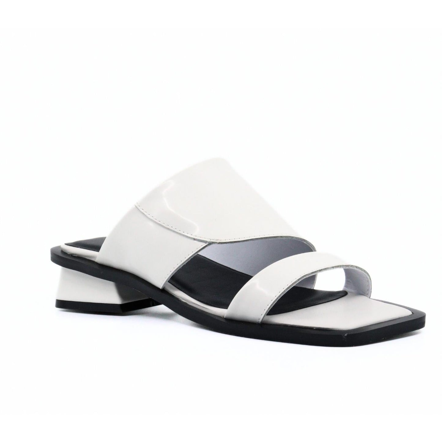 All Black - Women's Angle Mule