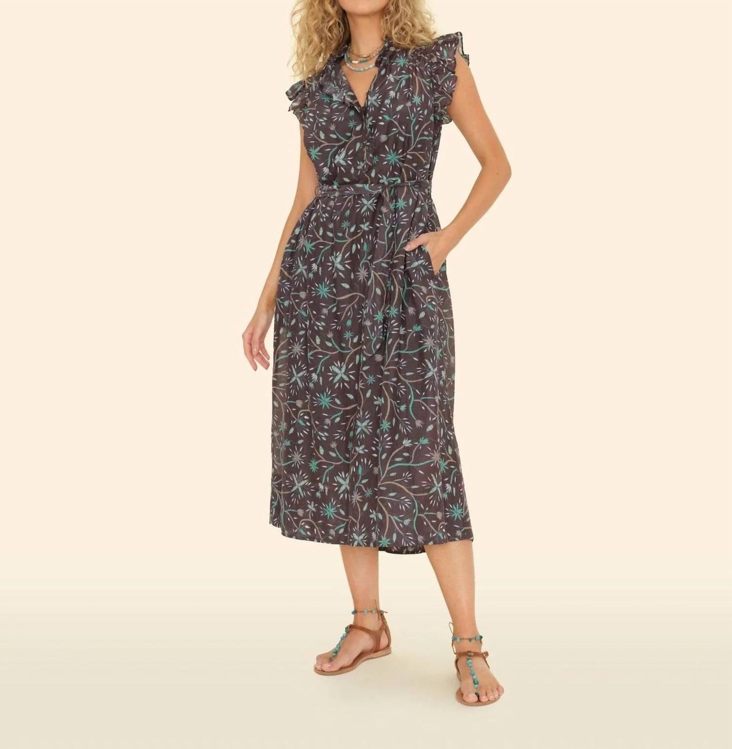 Xirena - April Dress In Graphite Mint