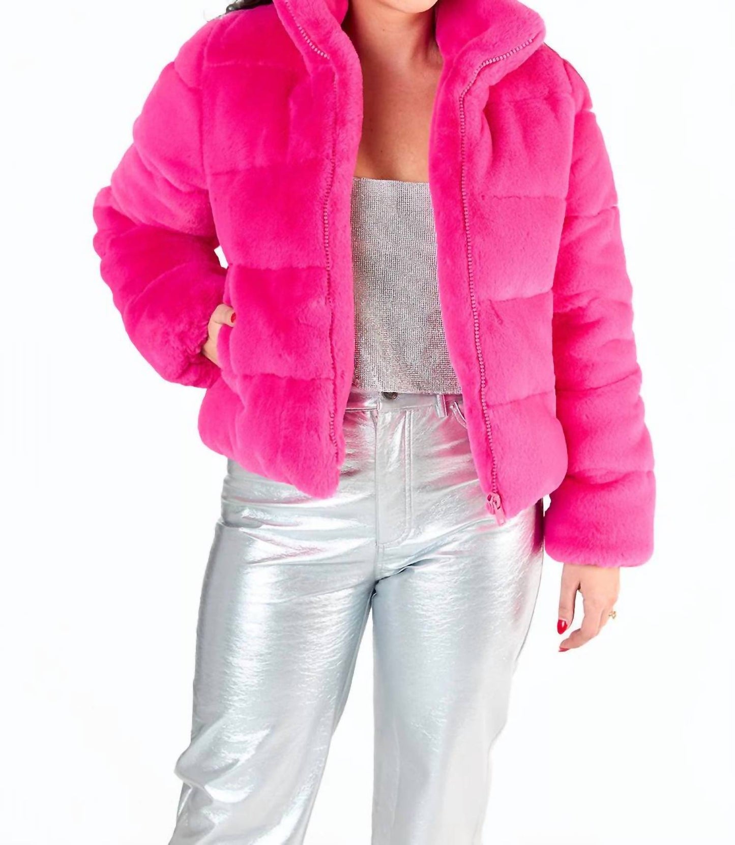 Buddylove - Noella Faux Fur Jacket
