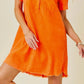 Day + Moon - Washed Denim Shirt Mini Dress
