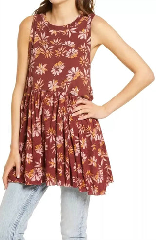 Free People - Madison Floral Tank Top Print