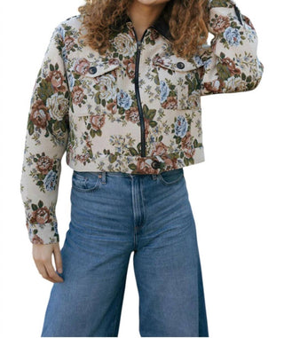 Mable - Jaqueta Floral Tapeçaria