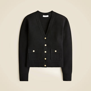 J.Crew - Cardigan com bolsos aplicados