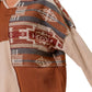 Bibi - Aztec Color Block Thermal Top - Plus