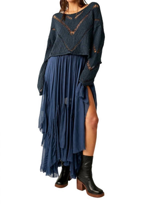 Free People - Hayley Boatneck Long Sleeve Sweater