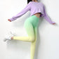 Rockstar Peach - Ode to Ombre Sculpting Leggings