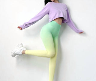 Leggings Rockstar Peach - Ode to Ombre Sculpting