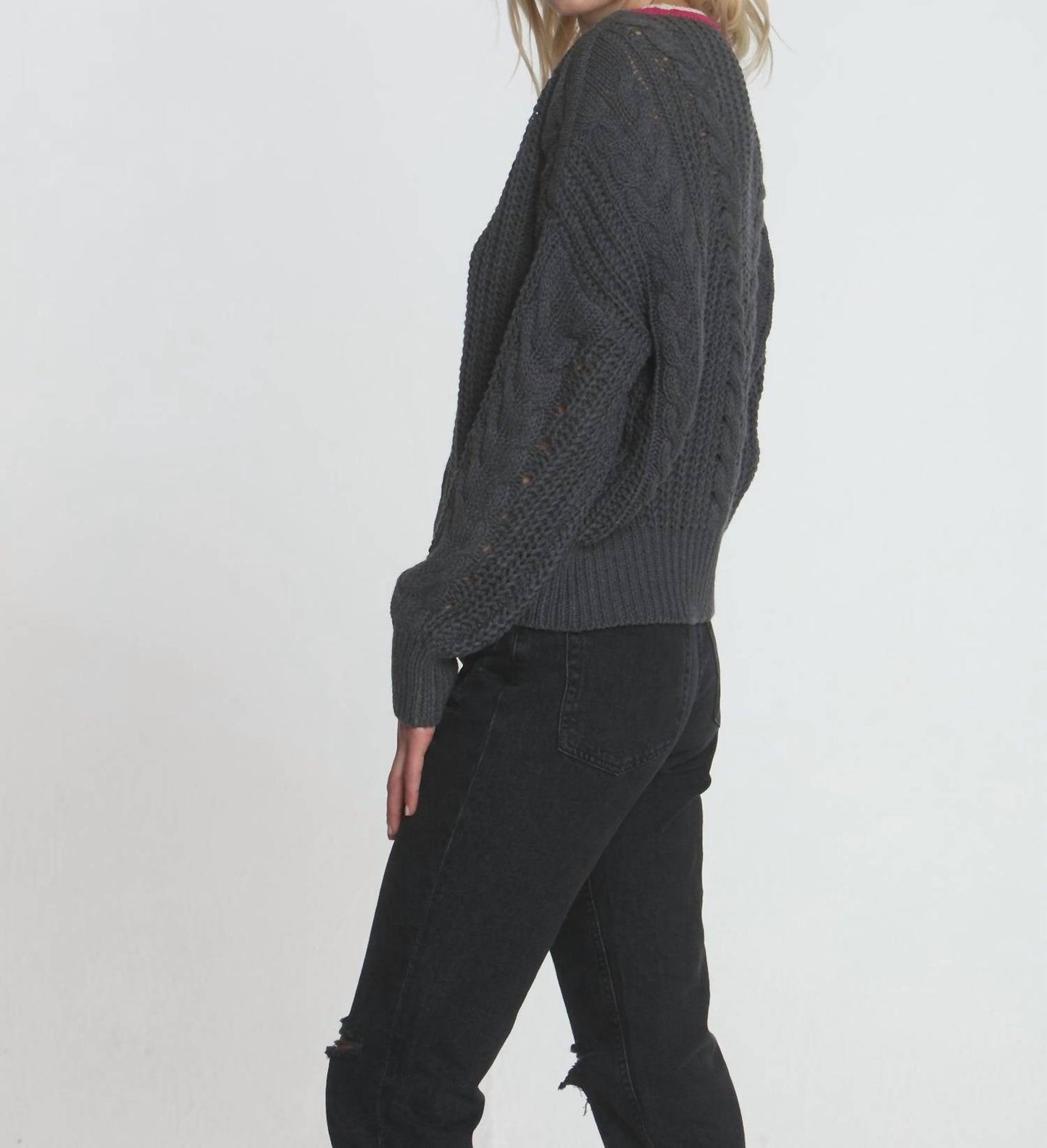 Label+Thread - Dakota Cable Crew Sweater
