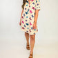 Bibi - Washed Denim Frayed Hemline Short Dress