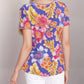 Johnny Was - The Janie Favorite Short Sleeve V-neck Swing Tee - Plus