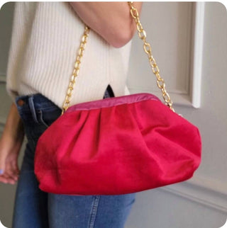 Baldiz - Women's Dolly Velvet Clutch Bag