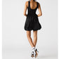 Steve Madden - Palermo Mixed Media Bubble Hem Sleeveless Dress