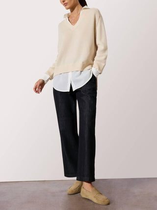 Brochu Walker - V Neck Layered Pullover
