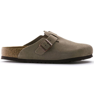 Birkenstock - Women's Boston Suede Soft Footbed Clog