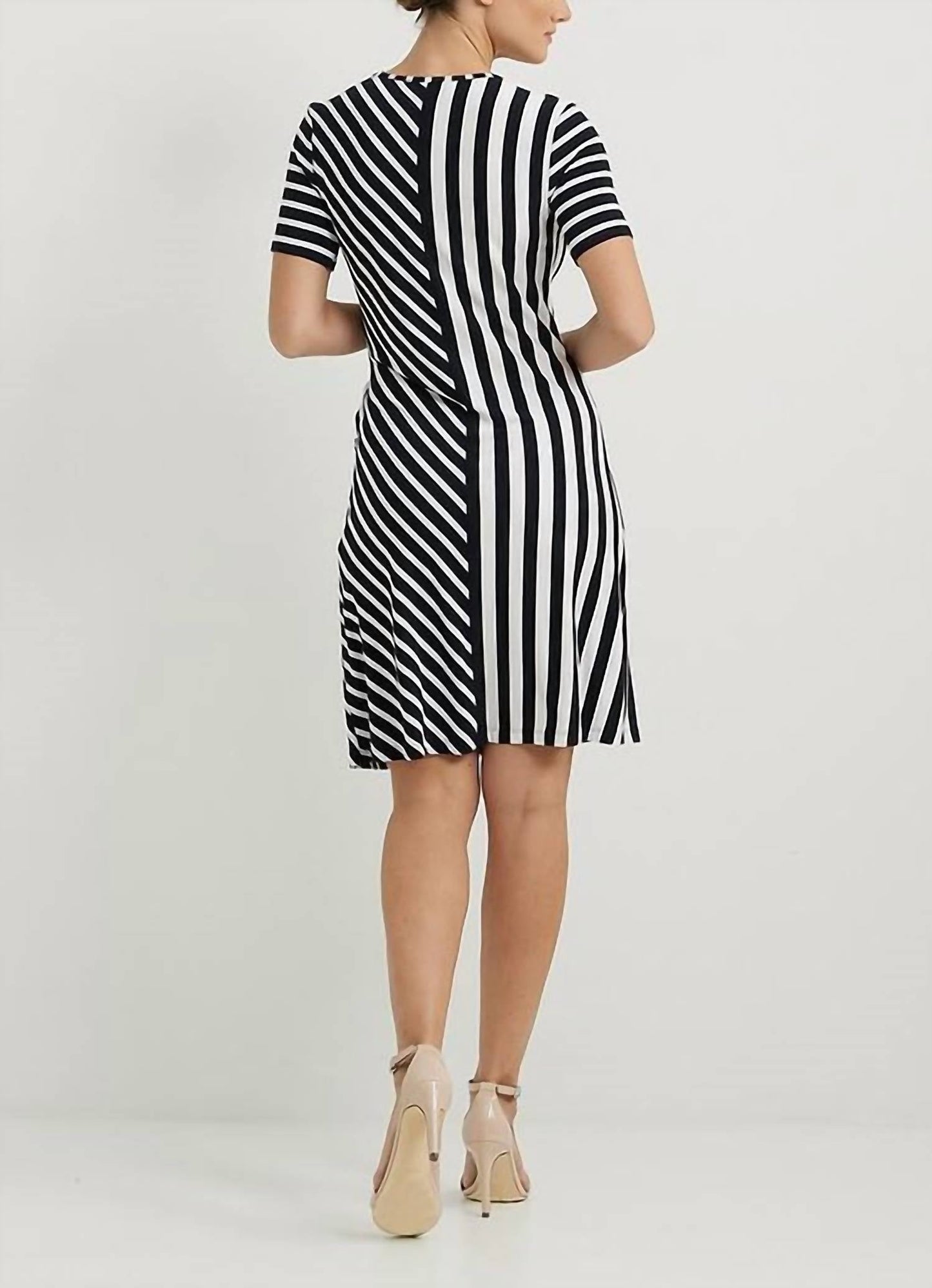 Joseph Ribkoff - MIXED STRIPE DRESS
