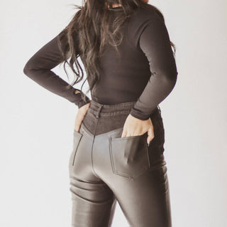 Emory Park - Calça de couro 'Agolde'