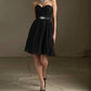 Morilee - Cocktail Lace Chiffon Dress With Satin Tie Sash