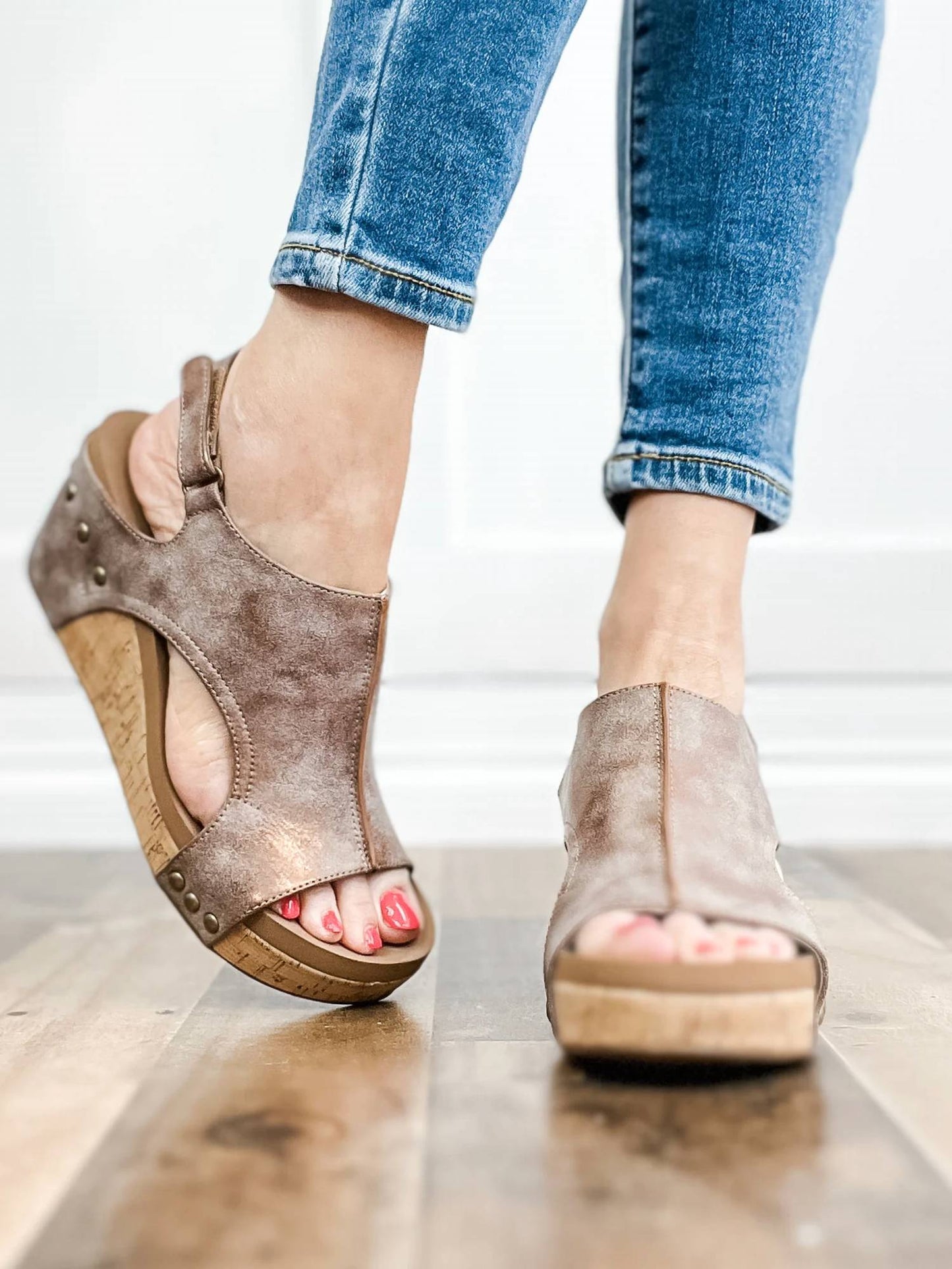 Corkys Footwear - Women's Carley Wedge Sandals