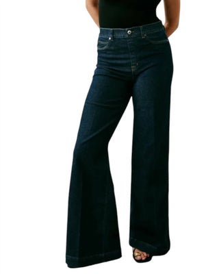 Spanx - Calça Jeans de Perna Larga