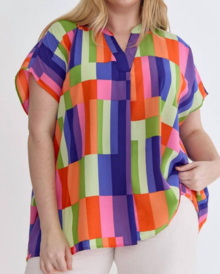 Entro - Plus Summer Top