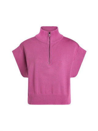 Varley - Blusa de malha cropped Fulton