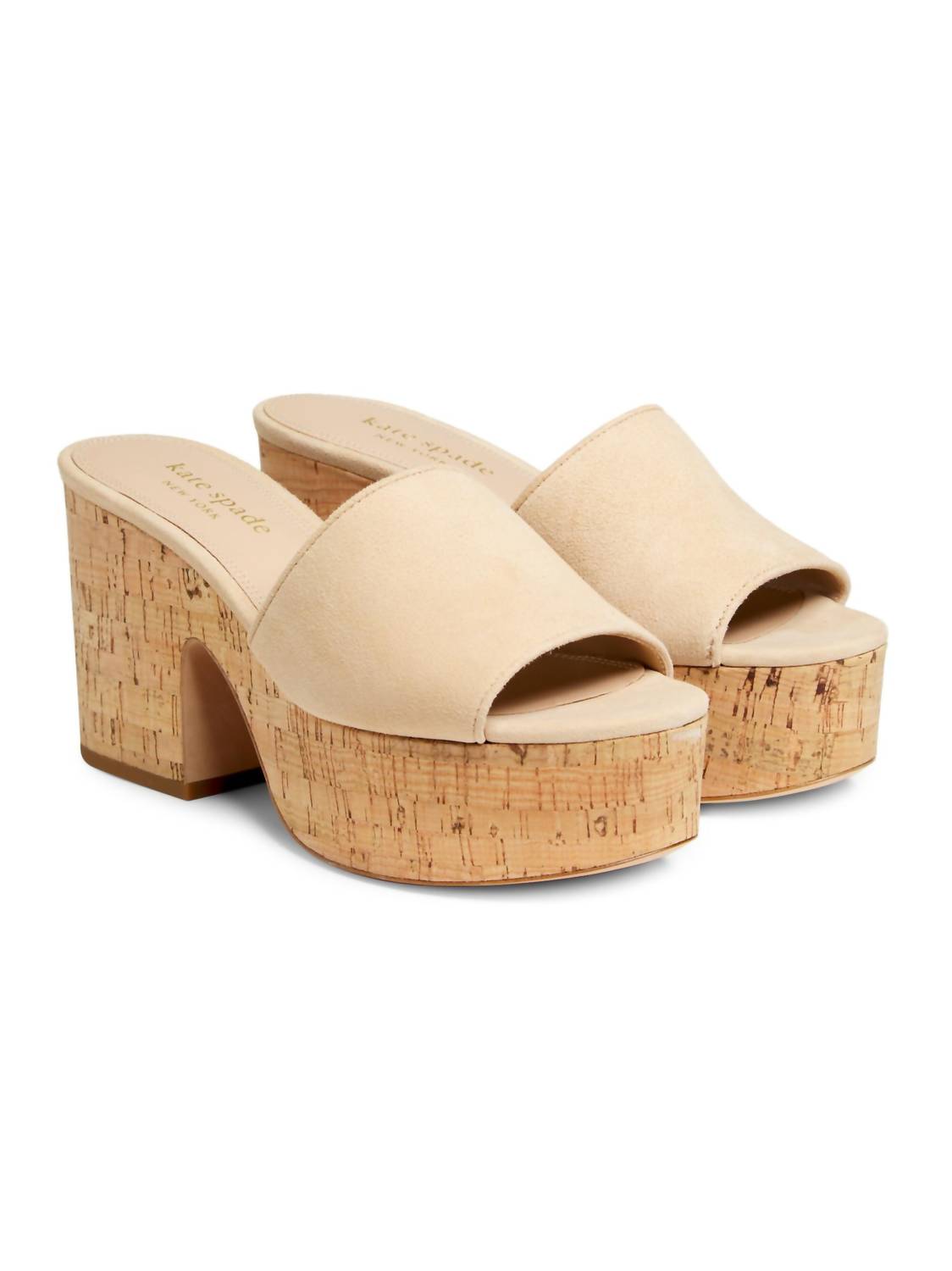 Kate Spade - Women's Ibiza Suede Cork Heels