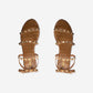 Qupid - Women's Studded Strappy Sandals