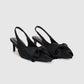Anine Bing - Women's Nina Satin Heels With Bow