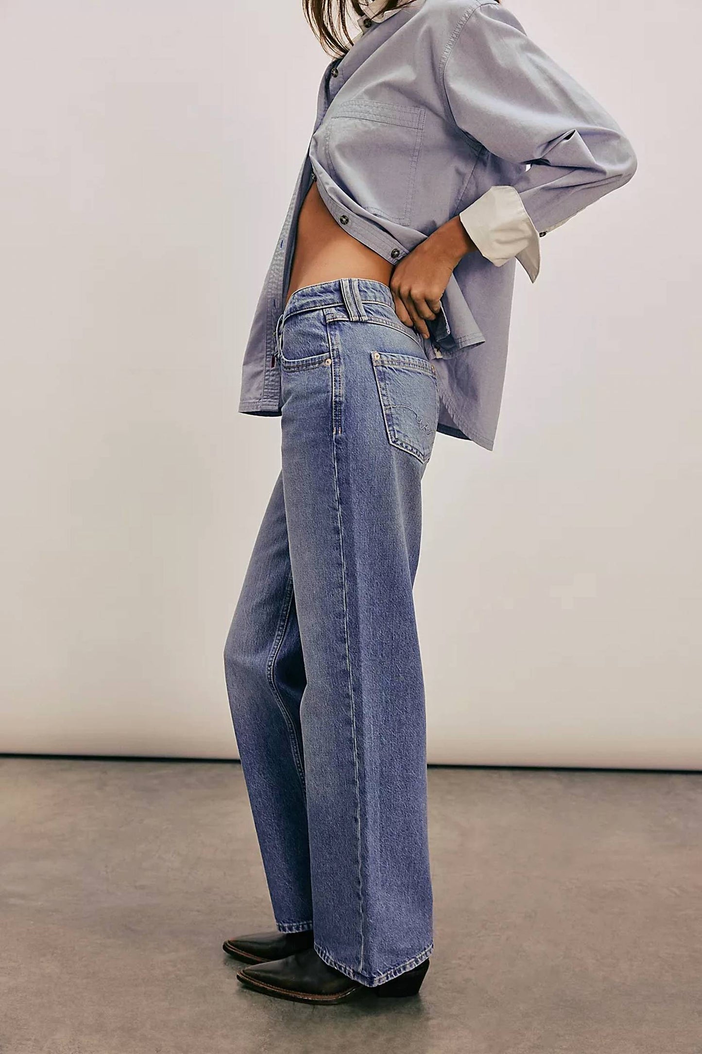 Free People - Tennessee Low Rise Boyfriend Jeans