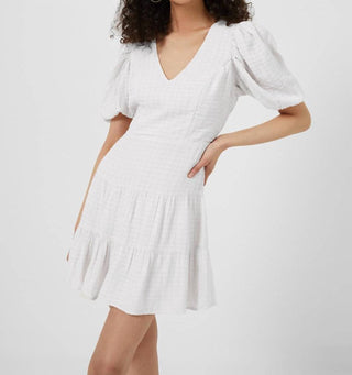 French Connection - VESTIDO COM CAMADAS DE VIDRO XIGHÃO DE BÉTULA