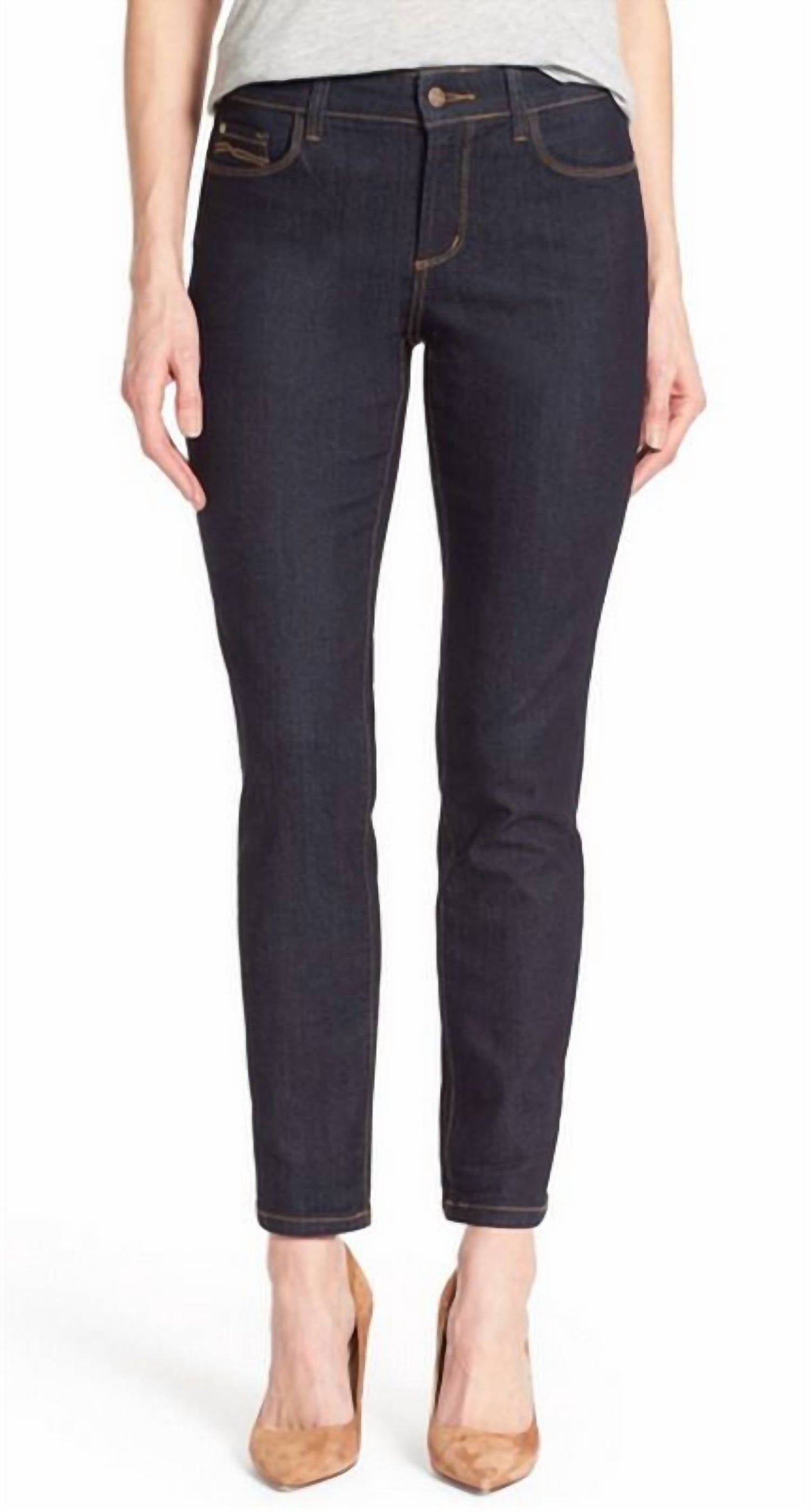 Nydj - Alina Stretch DK Enzyme Skinny Ankle Jeans