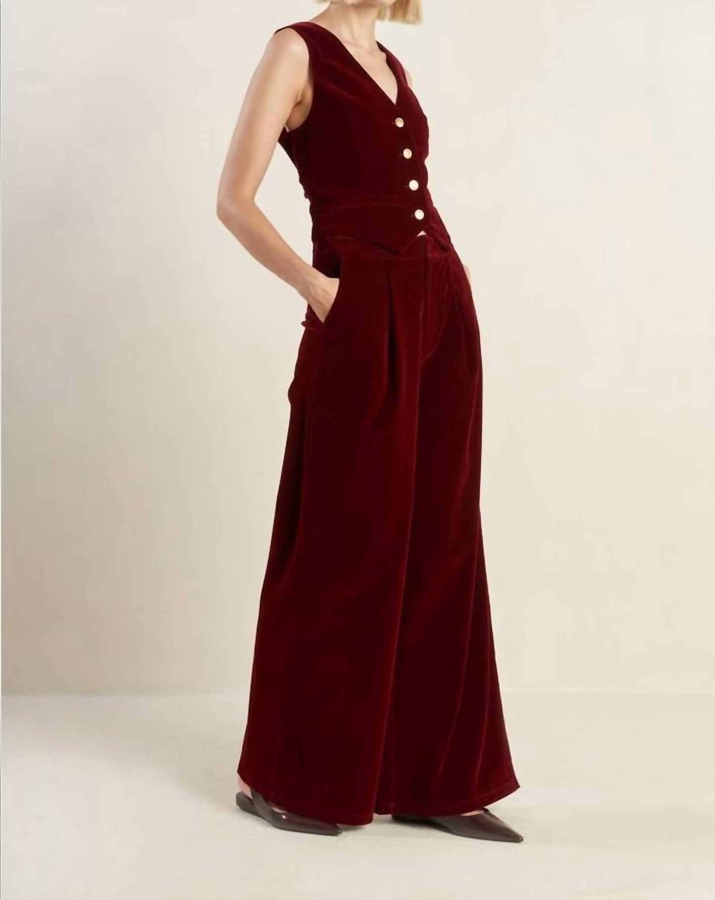 Freemarket - Velvet Vest