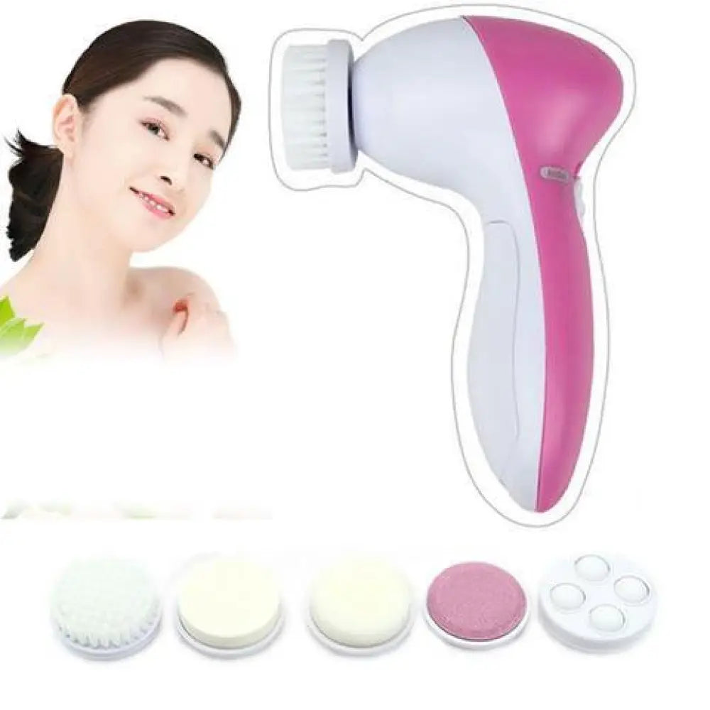 Rechargeable Electric Facial Cleansing Brush and Massager
