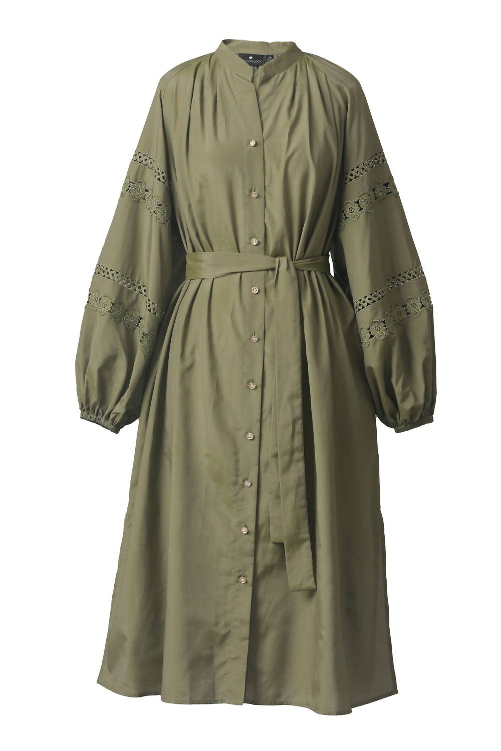 Emily Lovelock - Lyla Long Sleeve Midi Dress