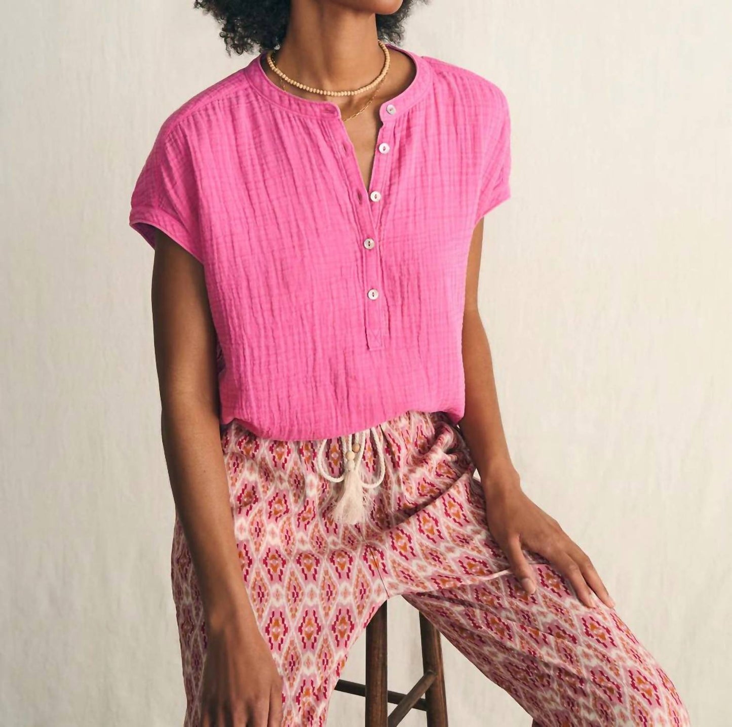 Faherty - Dream Cotton Desmond Top