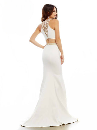 Mac Duggal - VESTIDO SEREIA DE DUAS PEÇAS