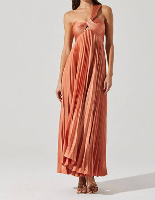 Astr - Rasya Pleated Maxi Dress