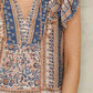 M.A.B.E. - Cass Print Frill Top
