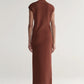 A.L.C. - Edith Metallic Knit Asymmetric Top