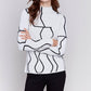 Charlie B - Reversible Mockneck Fitted Sweater