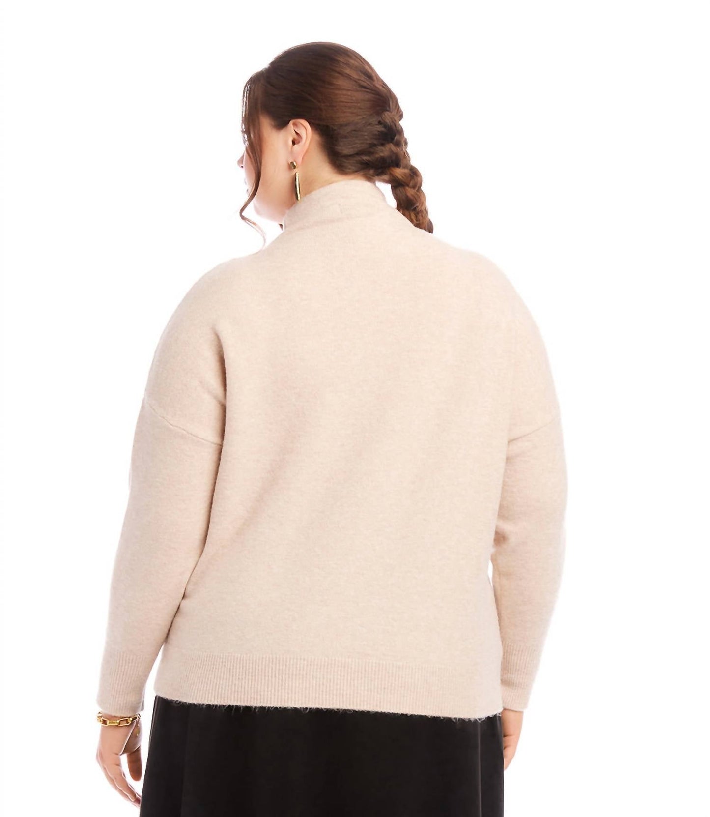 Karen Kane - Plus Size Mock Neck Sweater