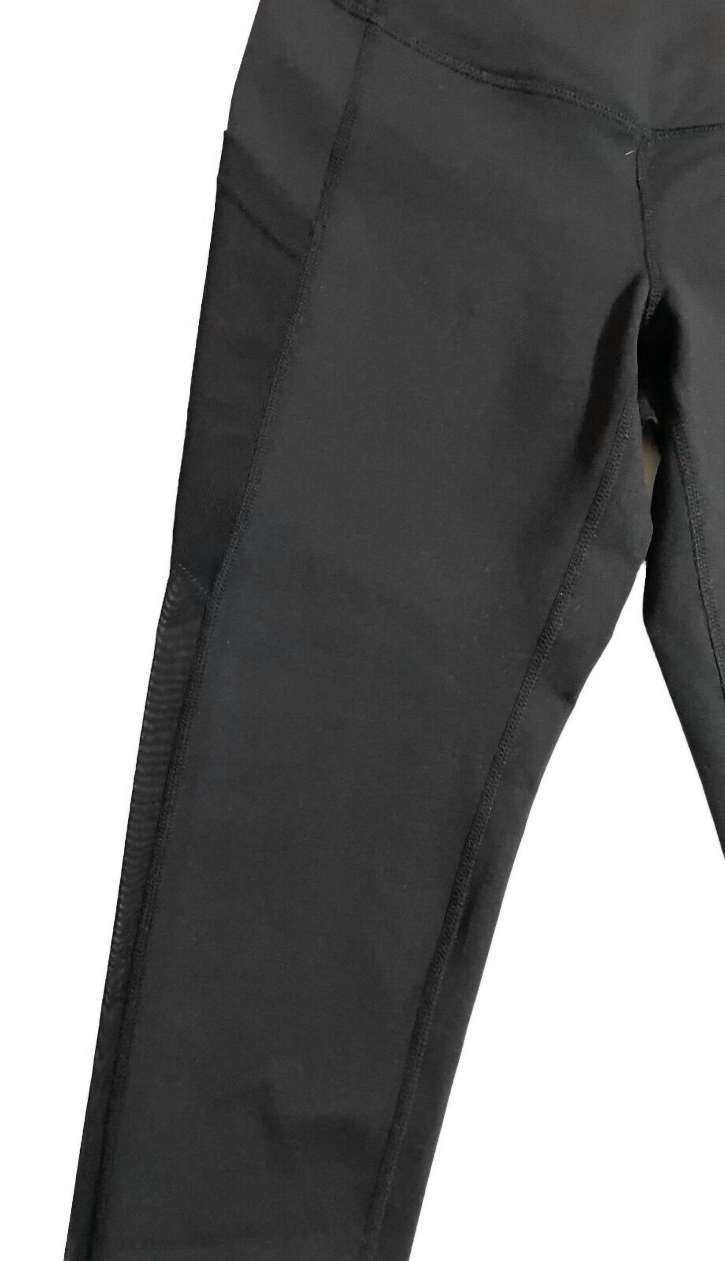 Zella - Women's Crop Yoga Studio Mesh Inset Stretch High Waist Leggings