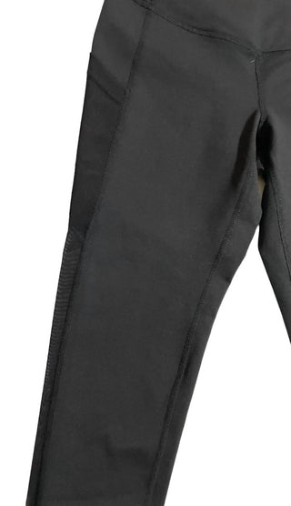 Zella - Leggings femininas de cintura alta elástica com encaixe em malha para estúdio de ioga