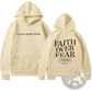 Faith Over Fear Psalm 118:6 Christian Aesthetic Hoodie