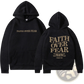 Faith Over Fear Psalm 118:6 Christian Aesthetic Hoodie
