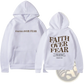 Faith Over Fear Psalm 118:6 Christian Aesthetic Hoodie