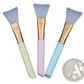 Fan Makeup Brush Set Iridescent Gradient Handle 3pc