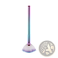 Fan Makeup Brush Set Iridescent Gradient Handle 3pc