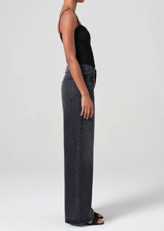 Agolde - Jeans Dame de cintura alta e perna larga sem punho
